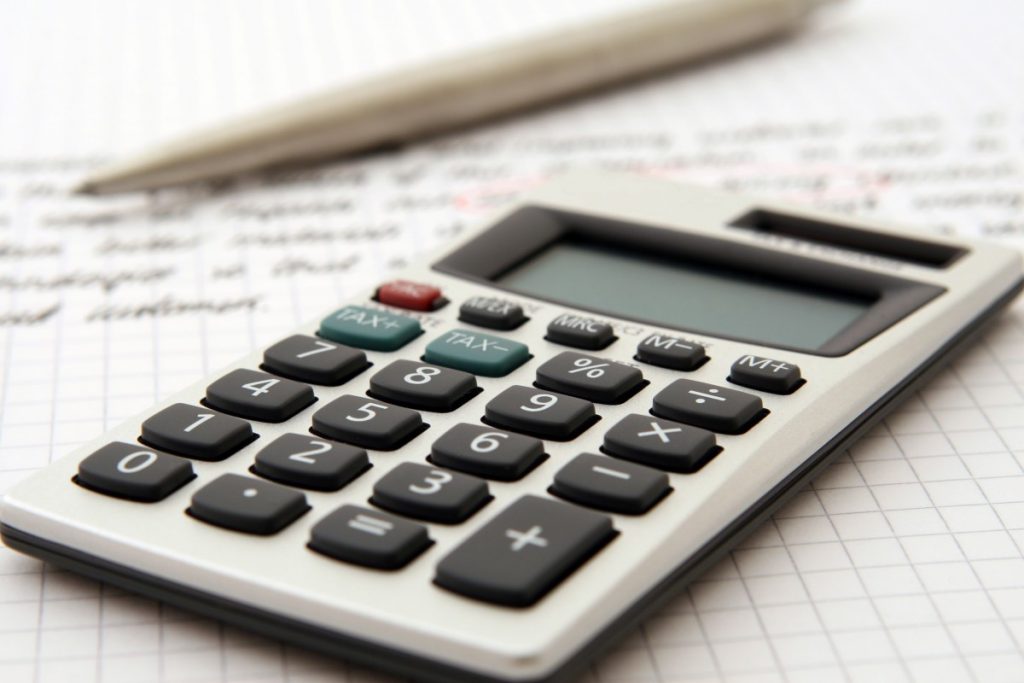 calculette pour ses coûts de production