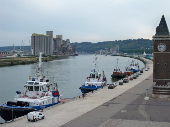 le stockage au port de Rouen